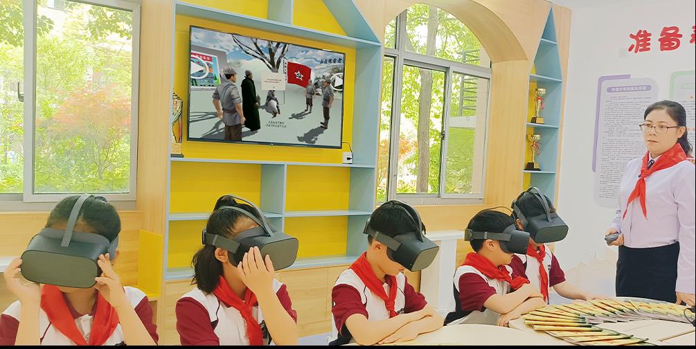 郑州某部队中学VR党史教室